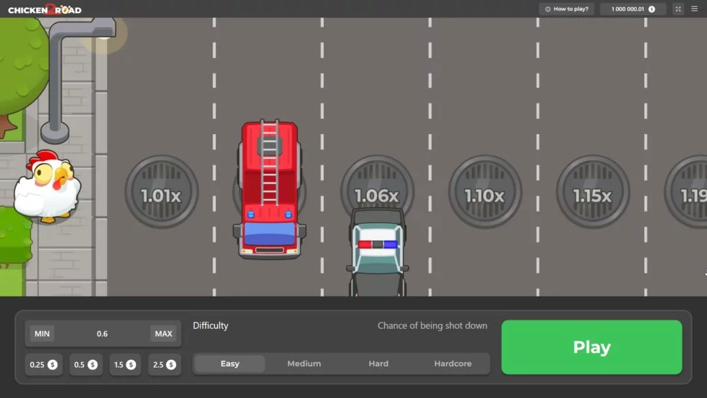 Chicken Road 2 funzione In Out